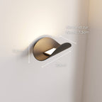 Half-Round LED Wall Light with Warm Indirect Uplight