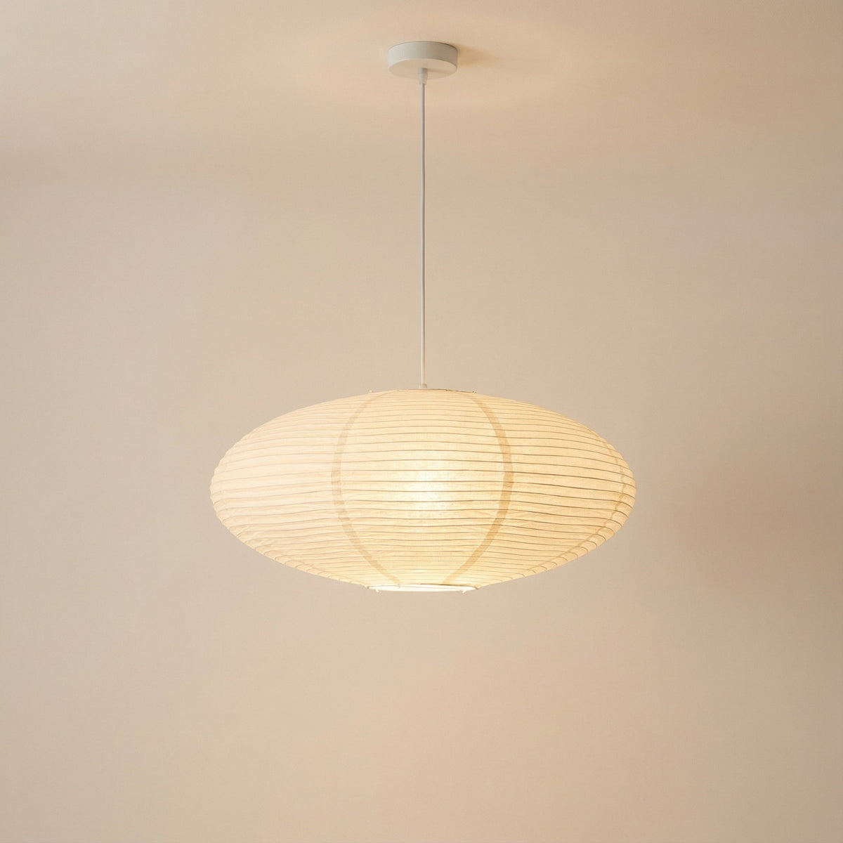 Handmade Paper Pendant Light, E27, 50cm or 60cm