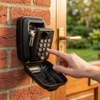 Wall Mounted Key Safe with Combination Lock, 15 cm, Weatherproof