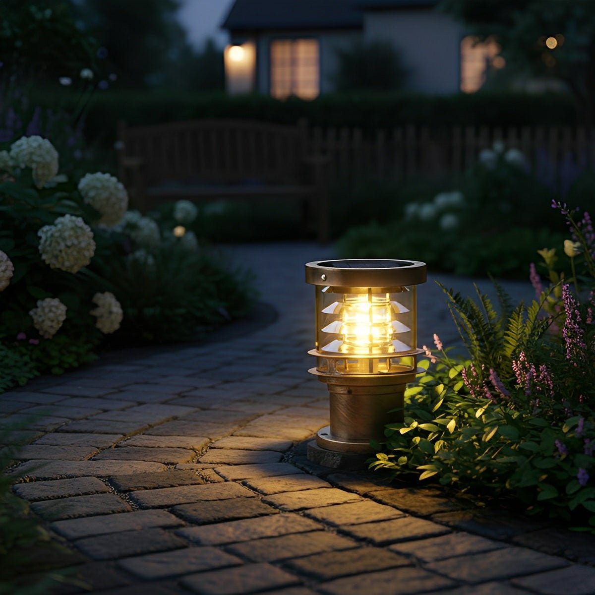 Cylinder Bollard Light for Driveways, IP65, Cast Aluminium