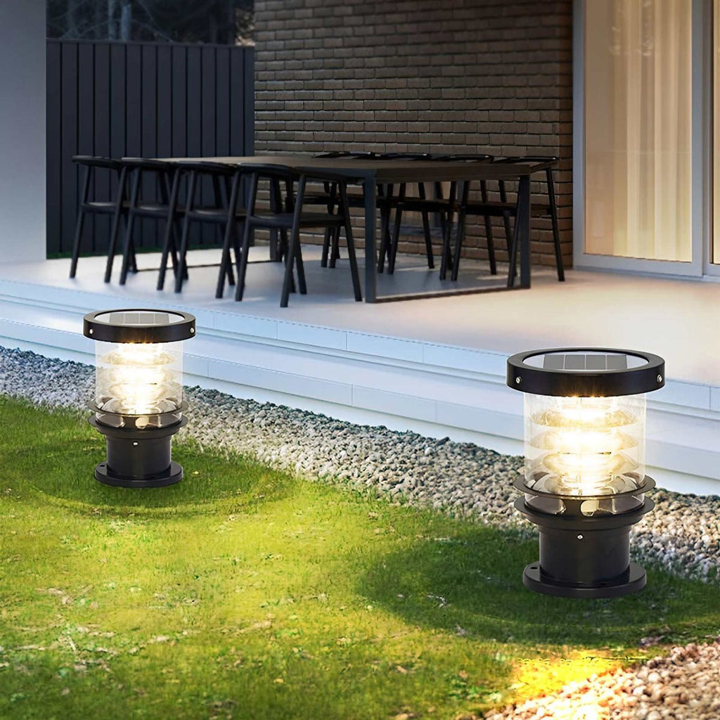 Cylinder Bollard Light for Driveways, IP65, Cast Aluminium