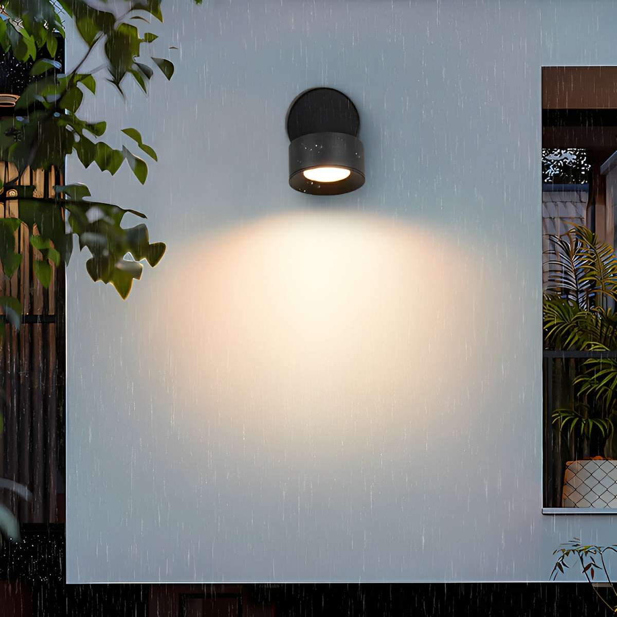 Adjustable Outdoor LED Wall Spotlight, 360 Degrees, IP65