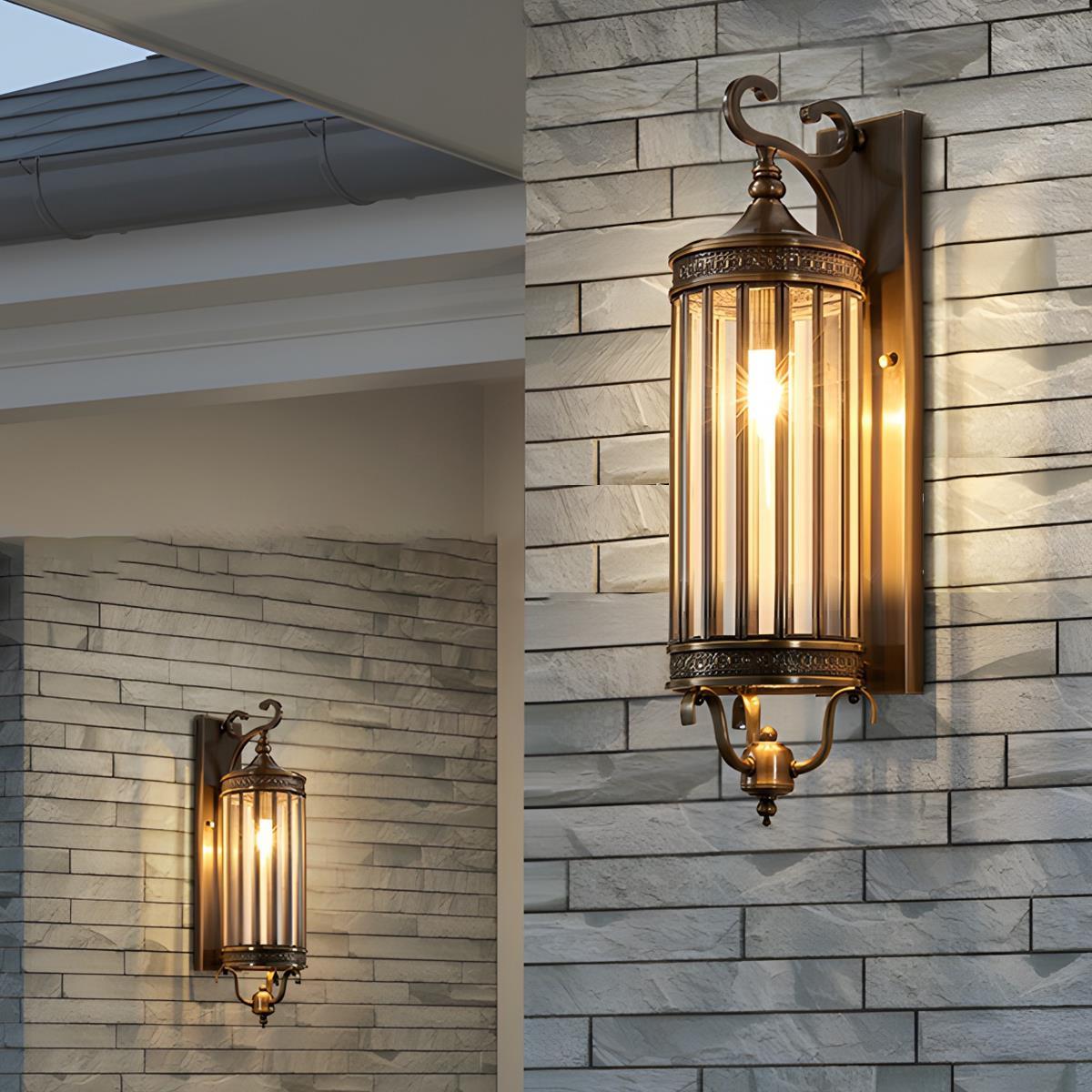 Mid-Century Outdoor Wall Light, IP65 with Warm 3000K LED