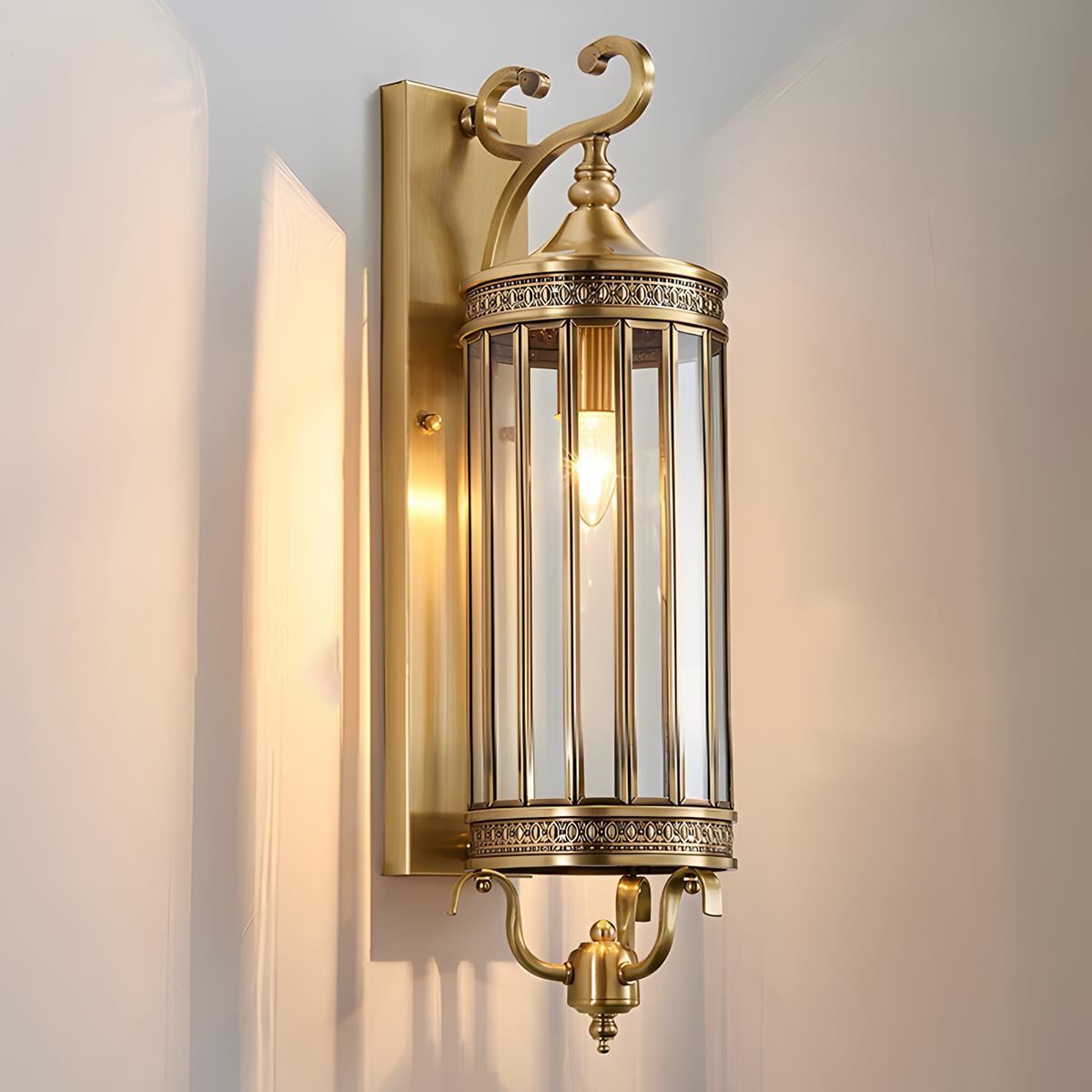 Mid-Century Outdoor Wall Light, IP65 with Warm 3000K LED