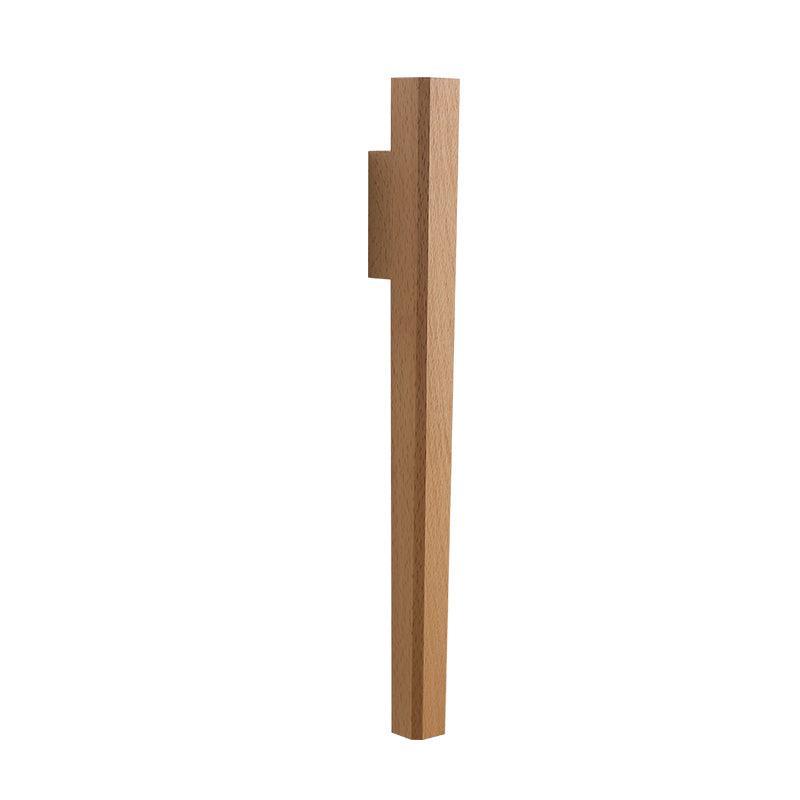 Minimalist Wall Mounted Wood Vase with Glass Test Tube