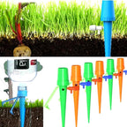 Adjustable Plant Self-Watering Spikes, Set of 12 Bottle Drippers