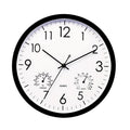 Outdoor Clock with Thermometer, Weatherproof Retro Design