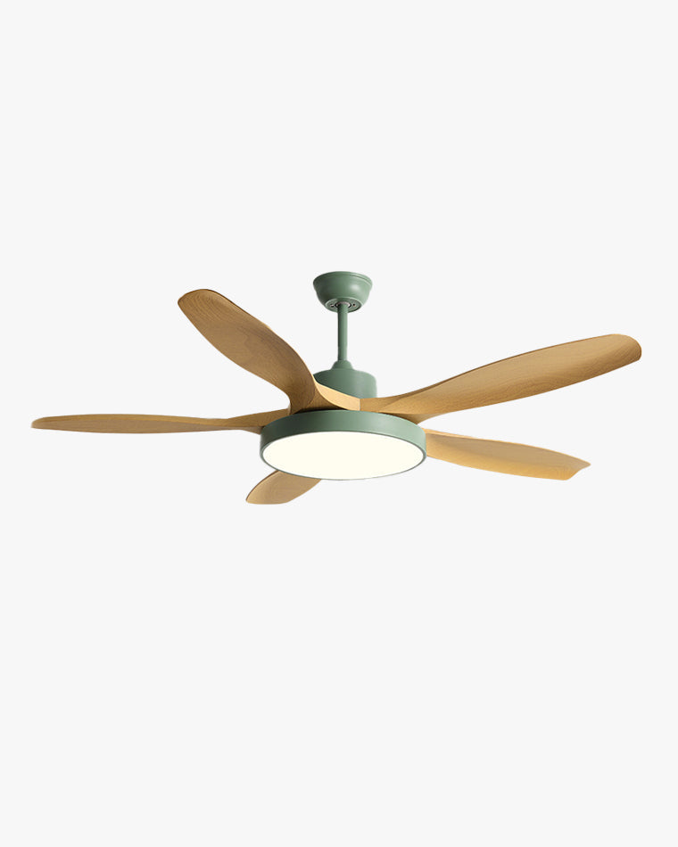 Scandi Ceiling Fan with LED Light and Reversible Motor