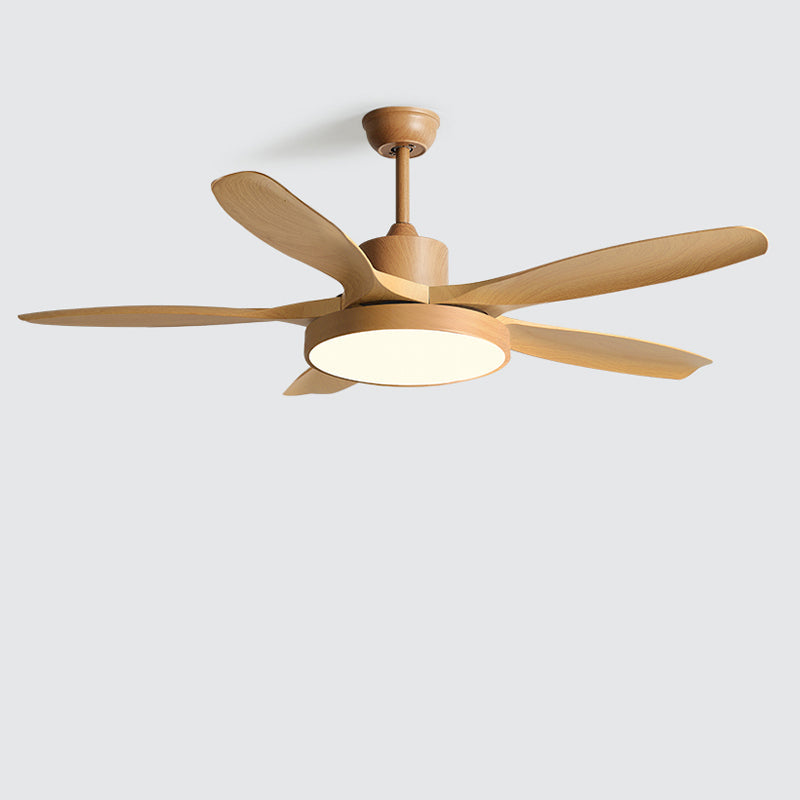 Scandi Ceiling Fan with LED Light and Reversible Motor