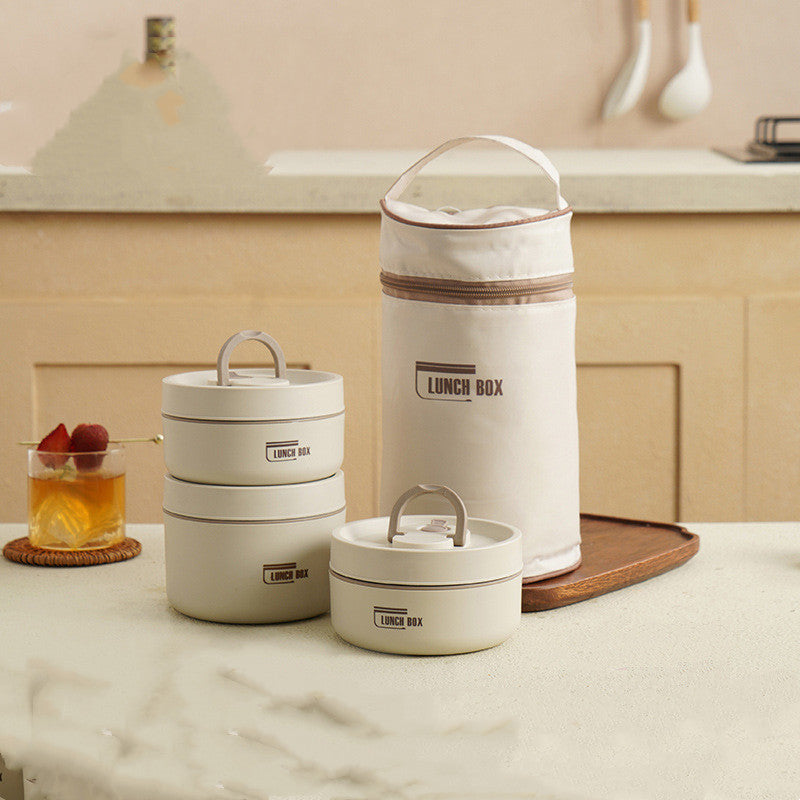Stacking Stainless Steel Lunch Box with Thermal Bag
