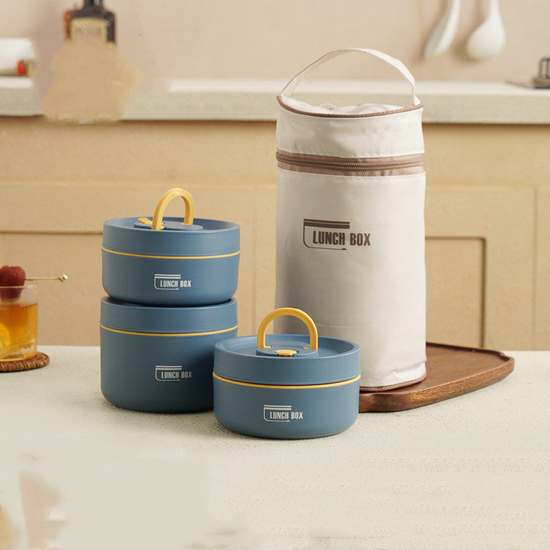 Stacking Stainless Steel Lunch Box with Thermal Bag