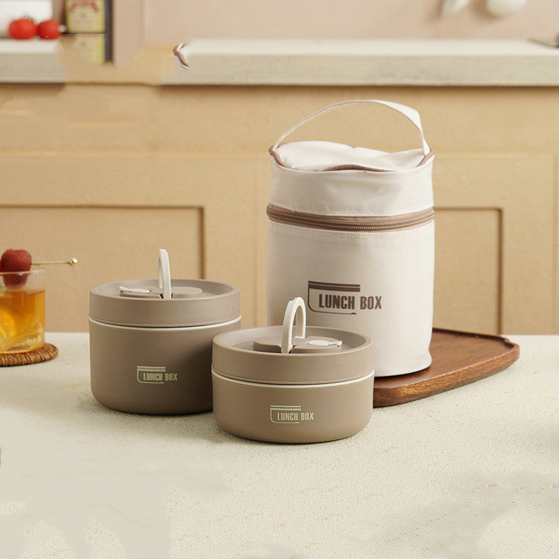 Stacking Stainless Steel Lunch Box with Thermal Bag