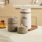 Stacking Stainless Steel Lunch Box with Thermal Bag