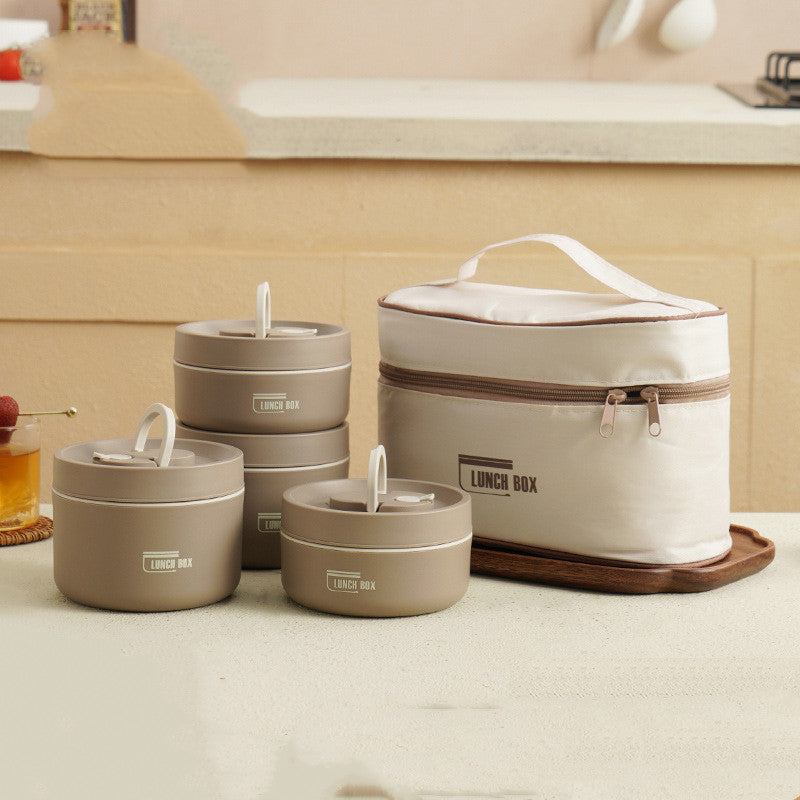 Stacking Stainless Steel Lunch Box with Thermal Bag