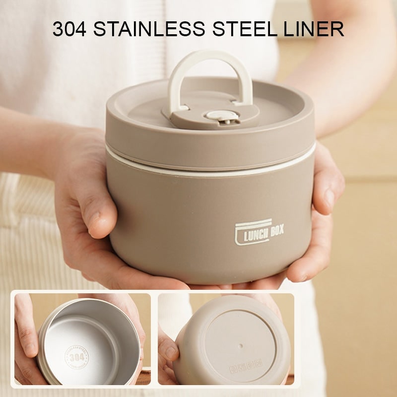 Stacking Stainless Steel Lunch Box with Thermal Bag