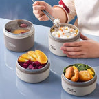 Stacking Stainless Steel Lunch Box with Thermal Bag