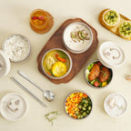 Stacking Stainless Steel Lunch Box with Thermal Bag