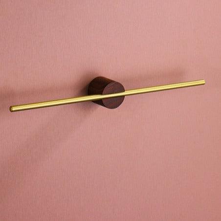 Wall-Mounted Towel Rail with Round Base, 30 or 40 cm
