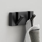 Folding Wall Hook Rack in Stainless Steel, 2 to 6 Hooks