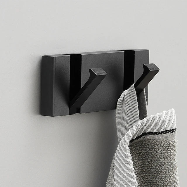 Folding Wall Hook Rack in Stainless Steel, 2 to 6 Hooks