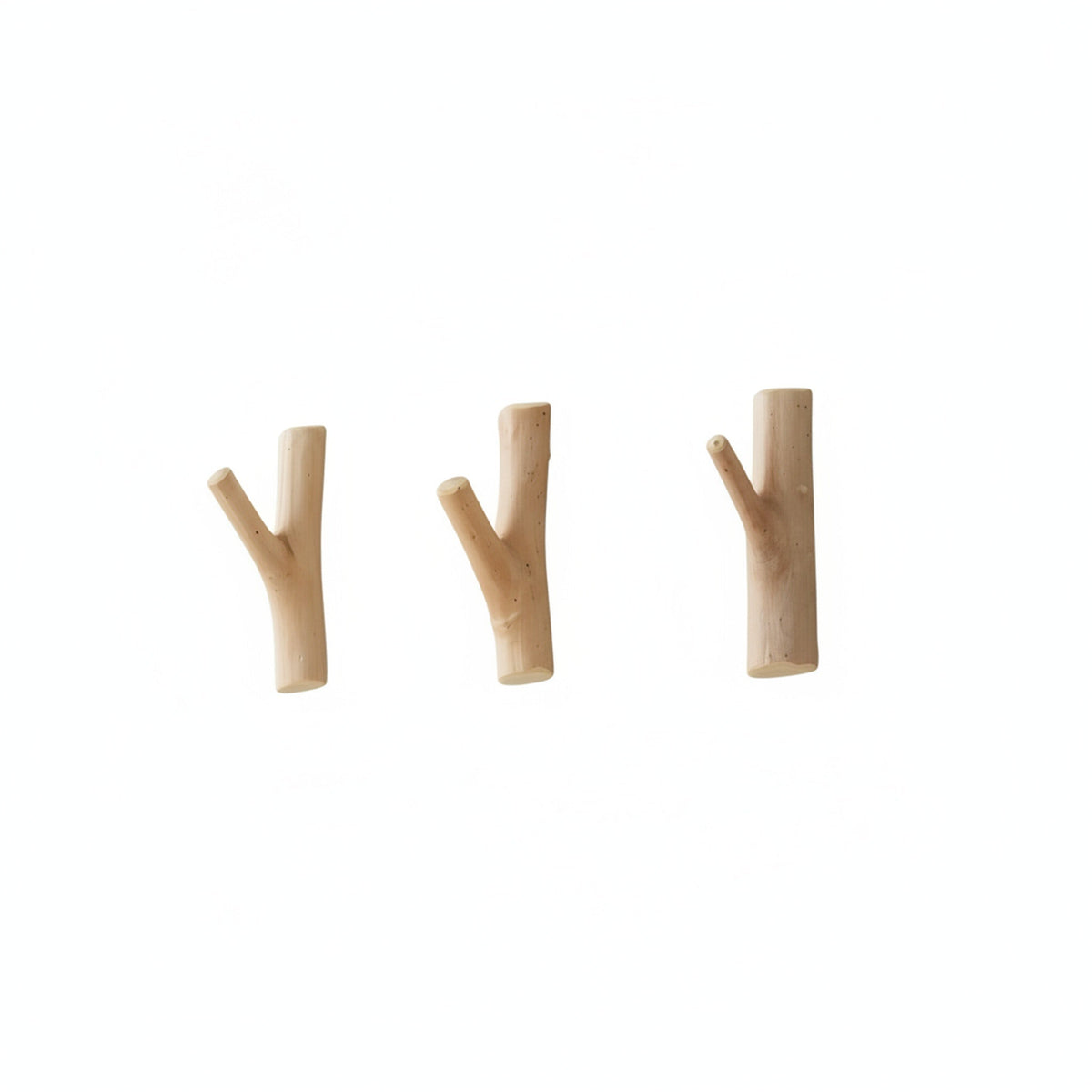 Boho Branch Wall Hook with Self-Adhesive Mounting, No Drilling