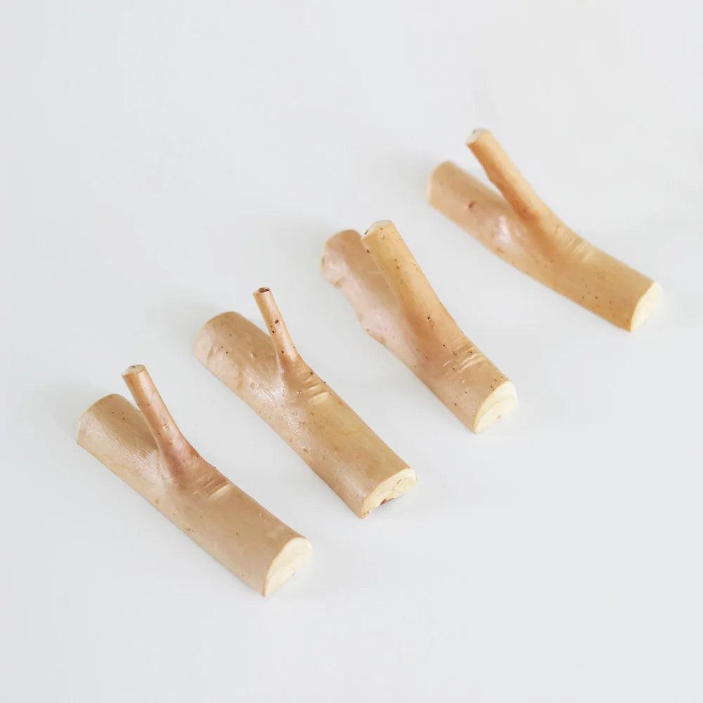 Boho Branch Wall Hook with Self-Adhesive Mounting, No Drilling