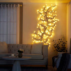 Lit Willow Branches with 144 Warm LEDs, 200 cm, Dimmable