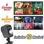 Window Projector with 12 Moving Animations, Screen Included