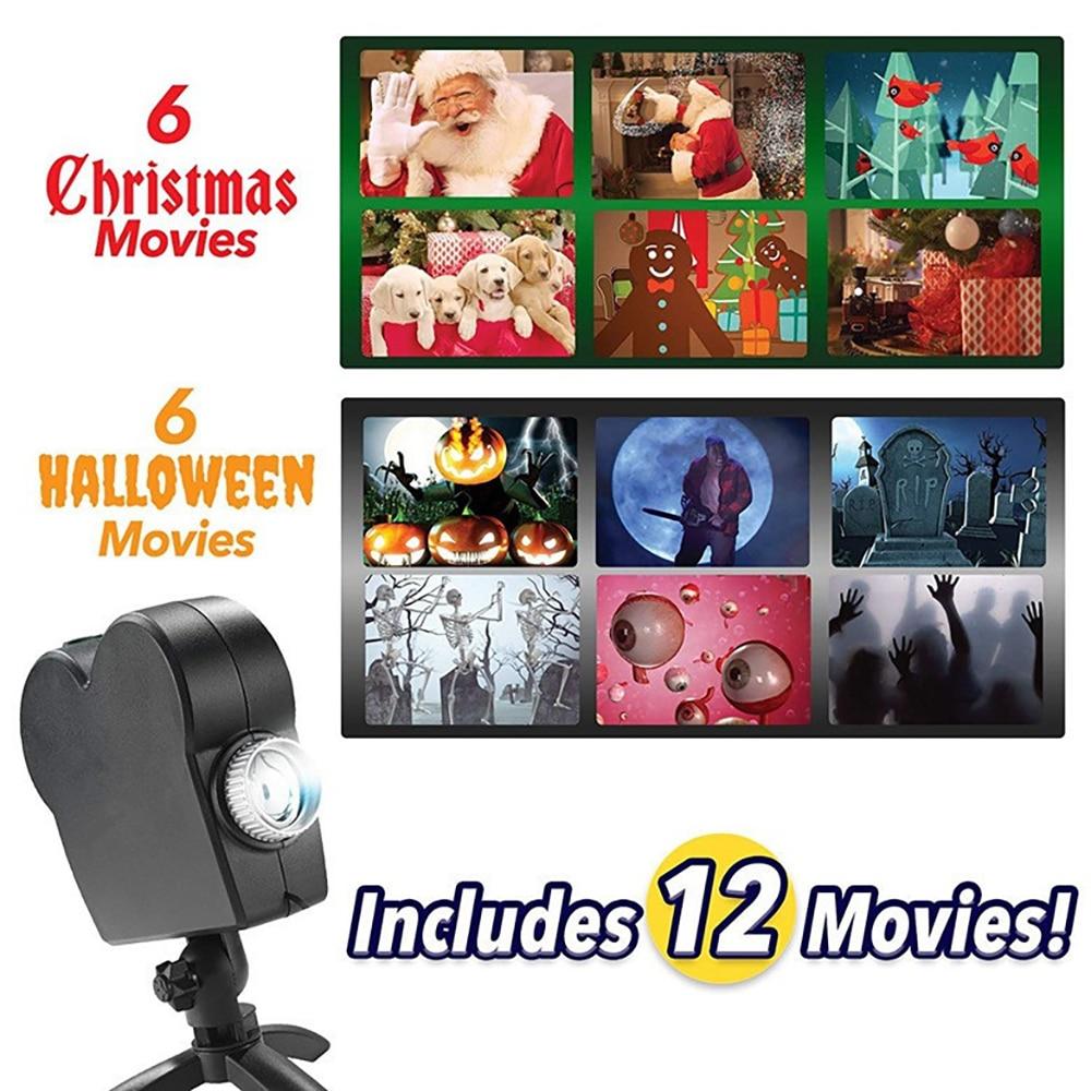 Window Projector with 12 Moving Animations, Screen Included