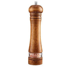 Wooden Spice Mill with Adjustable Grinder and View Window