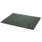 Non-Slip Geometric Ribbed Doormat in Two Sizes