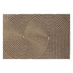 Non-Slip Geometric Ribbed Doormat in Two Sizes