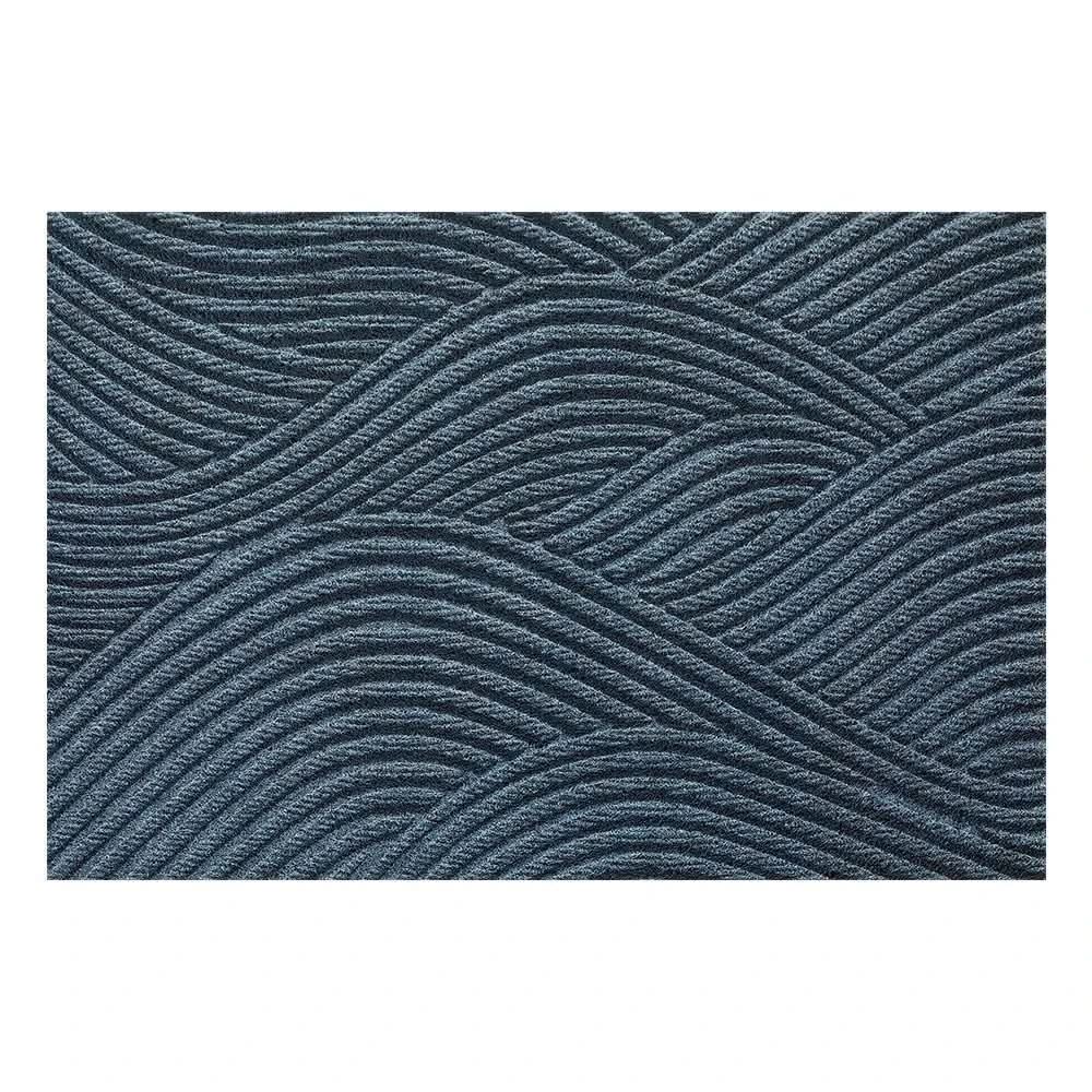 Non-Slip Geometric Ribbed Doormat in Two Sizes