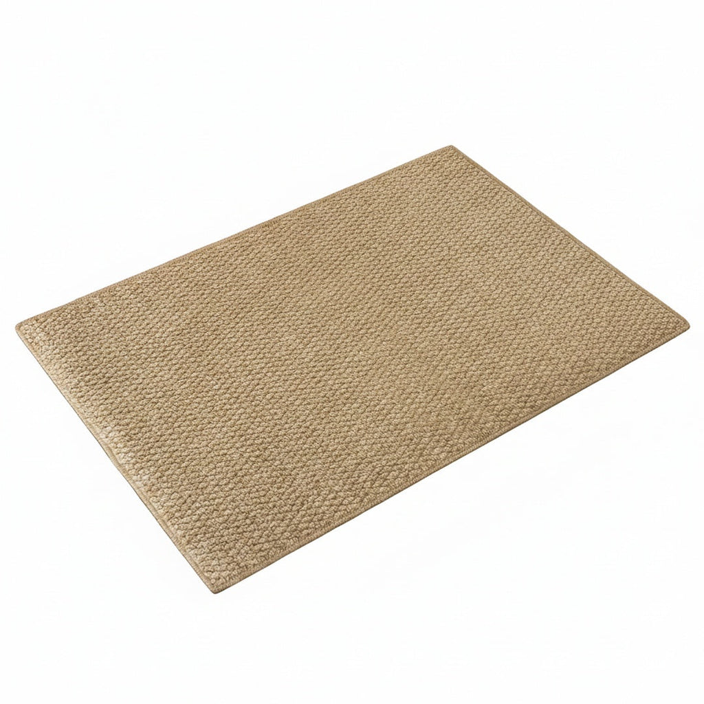 Textured Anti-Slip Indoor Doormat in Neutral Beige