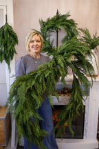 Artificial Pine Christmas Garland, 120 to 270cm, Bendable