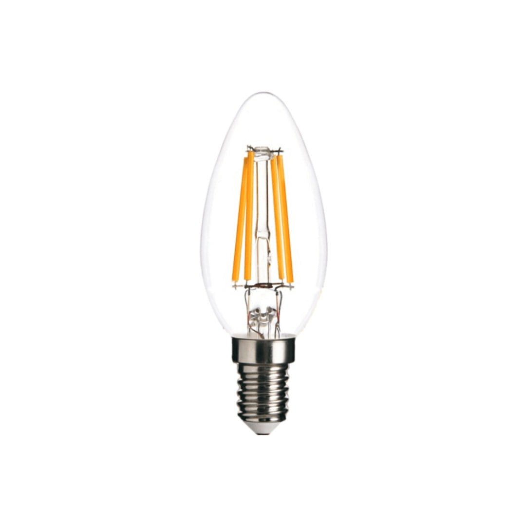 Vintage LED Filament Bulb, Clear Glass, E14 and E14