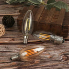 Vintage LED Filament Bulb, Clear Glass, E14 and E14