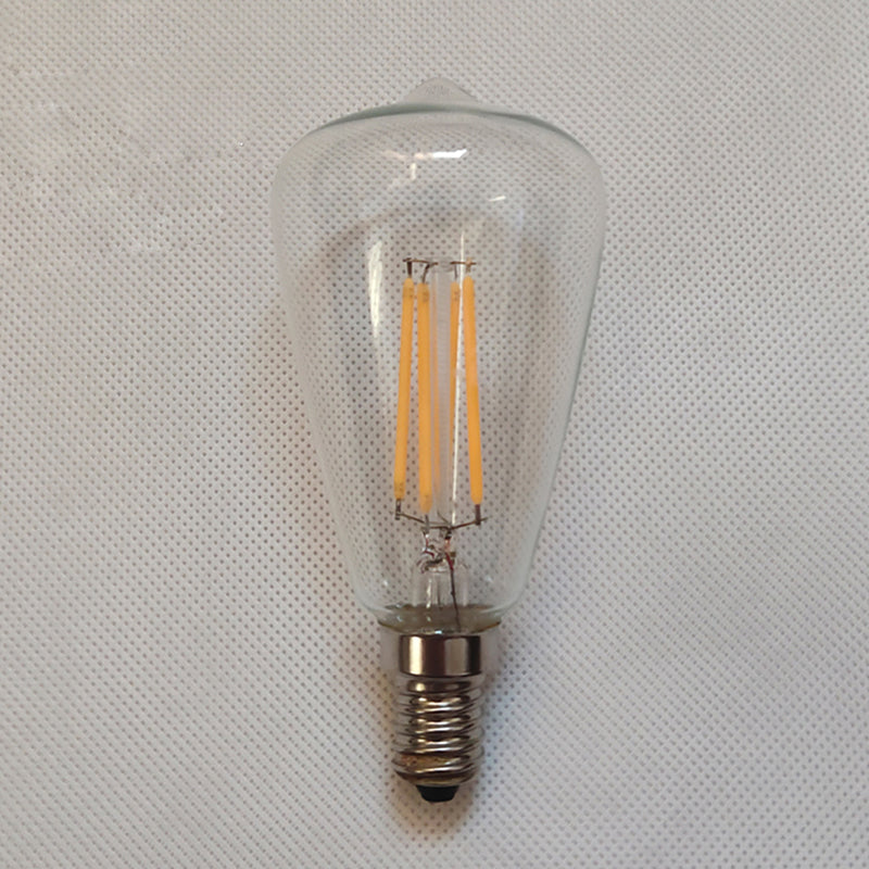 Vintage LED Filament Bulb, Clear Glass, E14 and E14