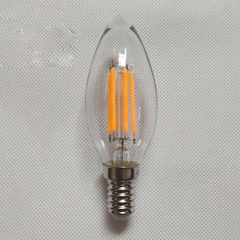 Vintage LED Filament Bulb, Clear Glass, E14 and E14