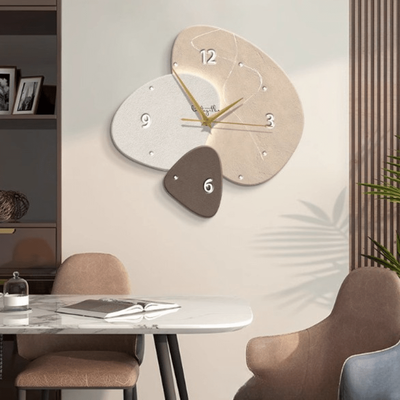 Scandinavian Abstract Wall Clock with Silent Movement