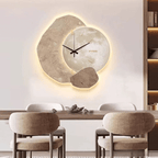 Scandinavian Abstract Wall Clock with Silent Movement
