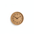 Scandi Wall Clock with Wooden Dial and Silent Movement