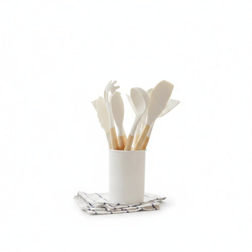12-Piece Silicone Kitchen Utensil Set with Storage Holder
