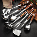 7-Piece Stainless Steel Kitchen Utensil Set, Mirror Finish