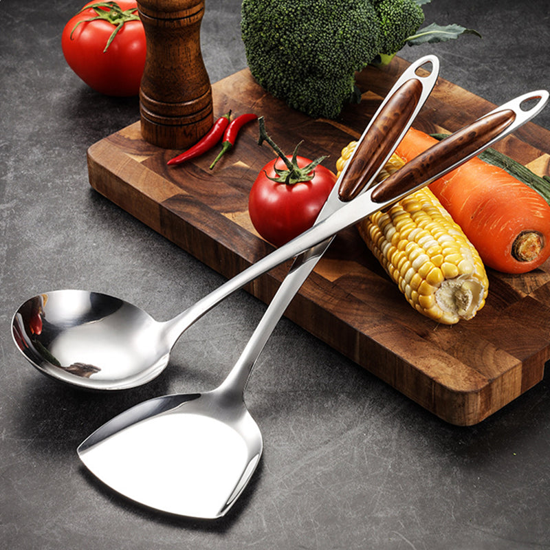 7-Piece Stainless Steel Kitchen Utensil Set, Mirror Finish