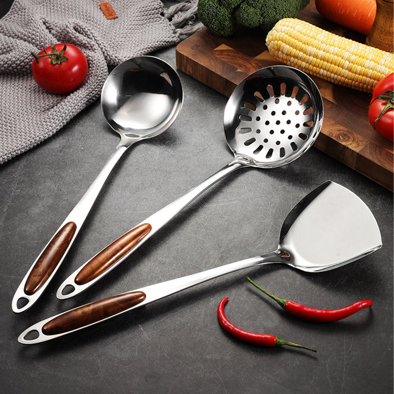 7-Piece Stainless Steel Kitchen Utensil Set, Mirror Finish