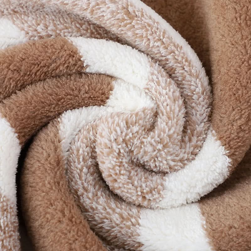 Striped Microfibre Towel Set, 8 Pieces, Quick-Dry