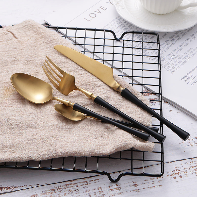 24-Piece Stainless Steel Cutlery Set for Six
