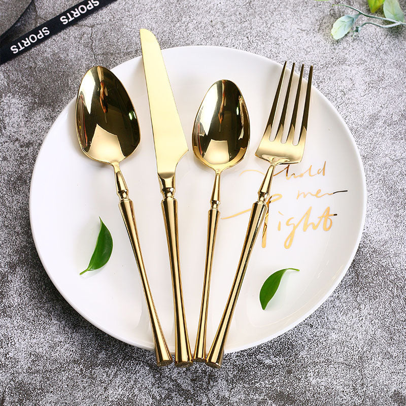 24-Piece Stainless Steel Cutlery Set for Six