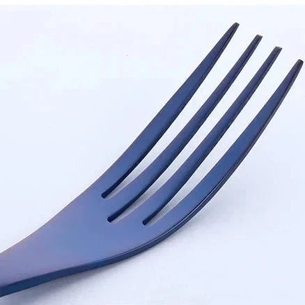 Holographic Stainless Steel Cutlery Set, 4 or 16 Pieces